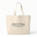 Maid of Honor bridal party tote bags by SerenityFhotography Maid of Honor bridal party tote bags