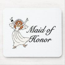 Maid Of Honor (Bride) mousepads