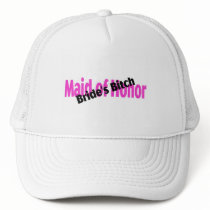 Maid Of Honor Brides Bitch Hats