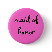 maid of honor buttons
