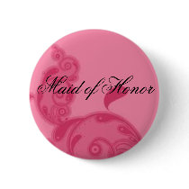 Maid of Honor Button