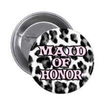 Maid of Honor Button