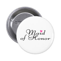 Maid Of Honor Button