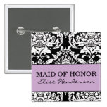 Maid of Honor Button