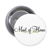 Maid Of Honor Buttons
