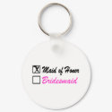 Maid of Honor (Bx) keychains by CelebrationZazzle Maid of Honor (Bx) keychains