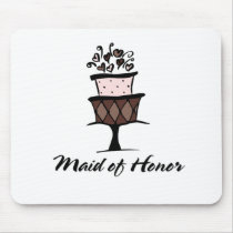 Maid of Honor Cake mousepads