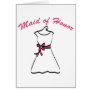 Maid of Honor Greeting Card