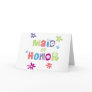 Maid of Honor Card