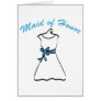 Maid of Honor Card