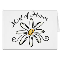 Maid of Honor cards