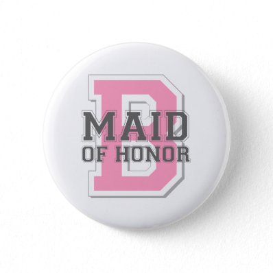 Maid of Honor Cheer Pin