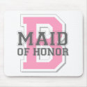 Maid of Honor Cheer mousepads