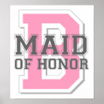 Maid of Honor Cheer posters