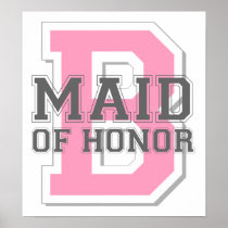 Maid of Honor Cheer Posters