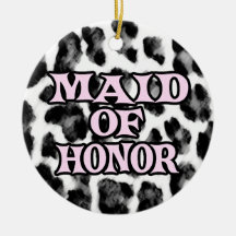 Maid of Honor Christmas Ornaments
