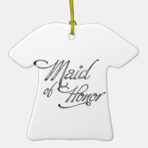 Maid Of Honor Christmas Tree Ornament