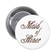 Maid of Honor Classy Browns Pins