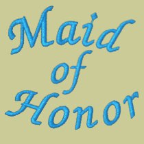 Maid of Honor embroidered shirts