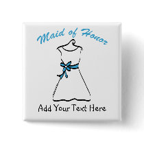 Maid of Honor Favors Pin