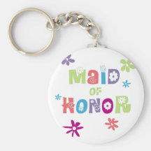 Maid of Honor Favors Key Chain