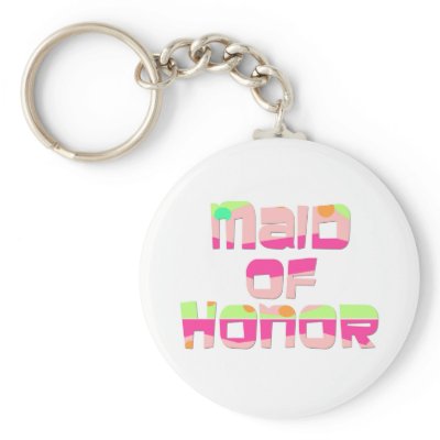 Maid of Honor Favors Keychains