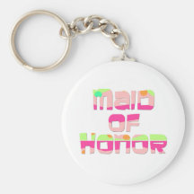 Maid of Honor Favors Keychains