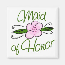 Maid of Honor Fridge Magnet
