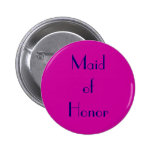 Maid of Honor Fuchsia and Navy Button buttons
