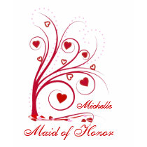 Maid of Honor Gift - Personalized Sweetheart Tee t-shirts