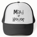 Maid of Honor Gray hats by TeeShirtsTShirts Maid of Honor Gray hats