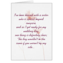 Maid Of Honor Invitation Cards