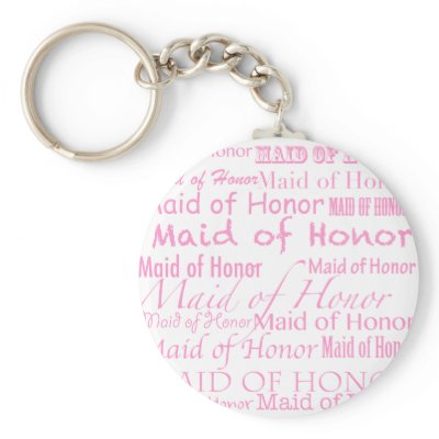 Maid of honor keychain