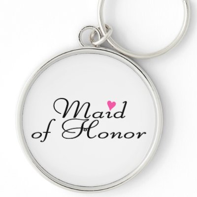 Maid Of Honor Keychains