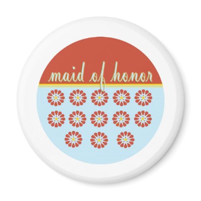 Maid of Honor Refrigerator Magnet