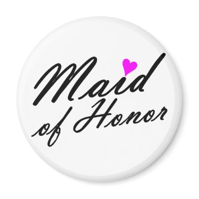 Maid Of Honor Refrigerator Magnets