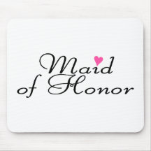 Maid Of Honor Mousepads