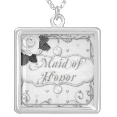 maid of honor Personalized Necklace