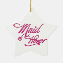 Maid Of Honor Ornament