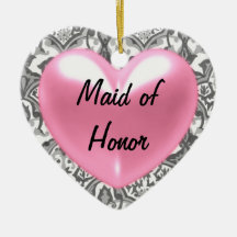 Maid of honor ornaments