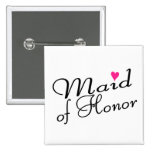 Maid Of Honor Pinback Button