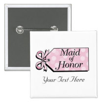 Maid of Honor buttons