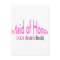 Maid Of Honor Post Cards
