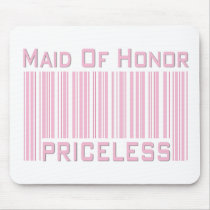 Maid of Honor Priceless mousepads