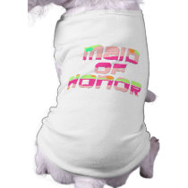 Maid of Honor Shirt pet clothing