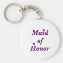 Maid of Honor Simply Love Key Chain