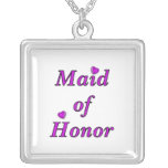 Maid of Honor Simply Love Custom Necklace