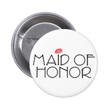 Maid of Honor Smooch Pins