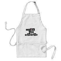 Maid of Honor (Sq Blk) aprons