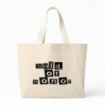 Maid of Honor (Sq Blk) Tote Bags